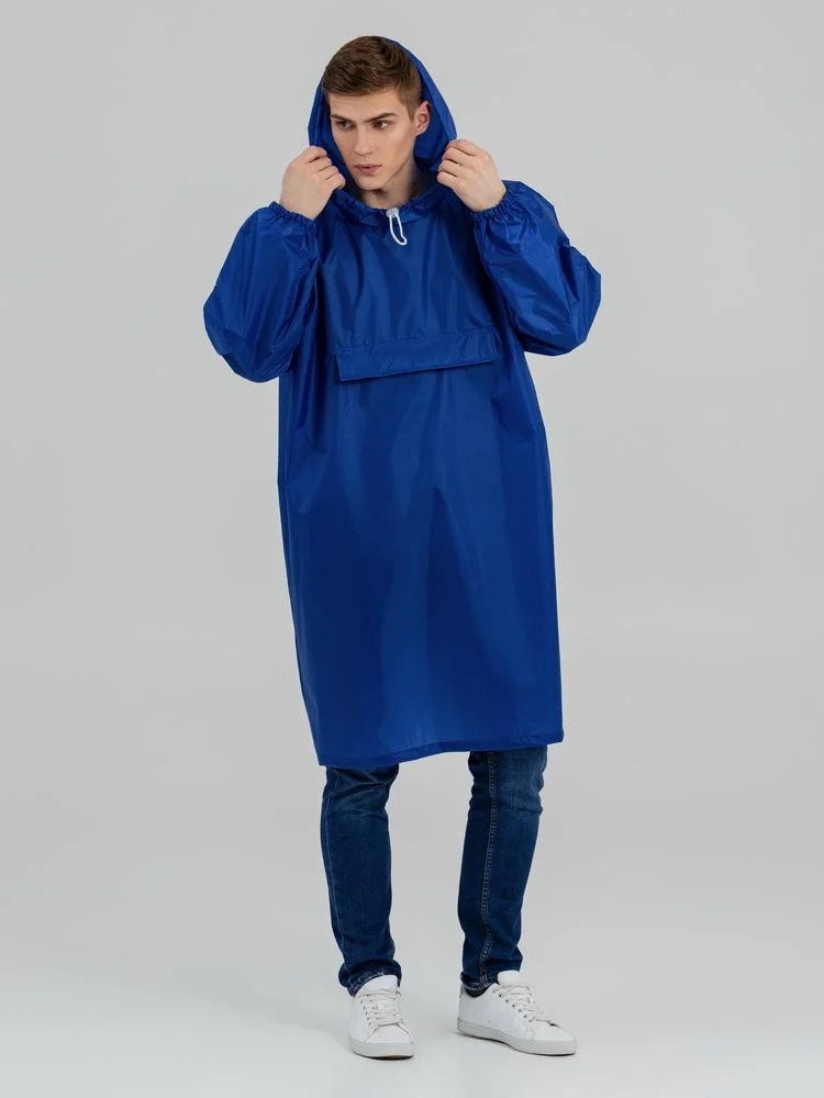 Дождевик-анорак Alatau, ярко-синий, единый размер - фото 4