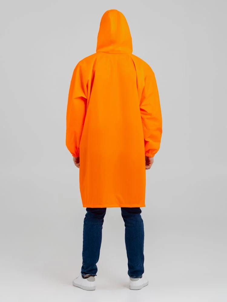 Дождевик-анорак Alatau, оранжевый неон, единый размер - фото 6