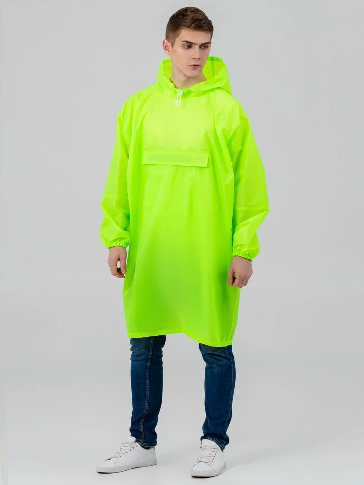 Дождевик-анорак Alatau, желтый неон, единый размер - фото 5
