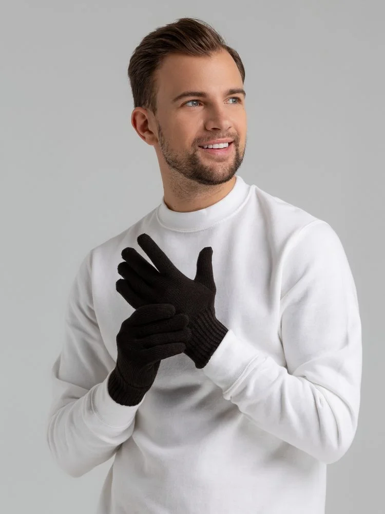 Перчатки Real Talk черные - фото 5