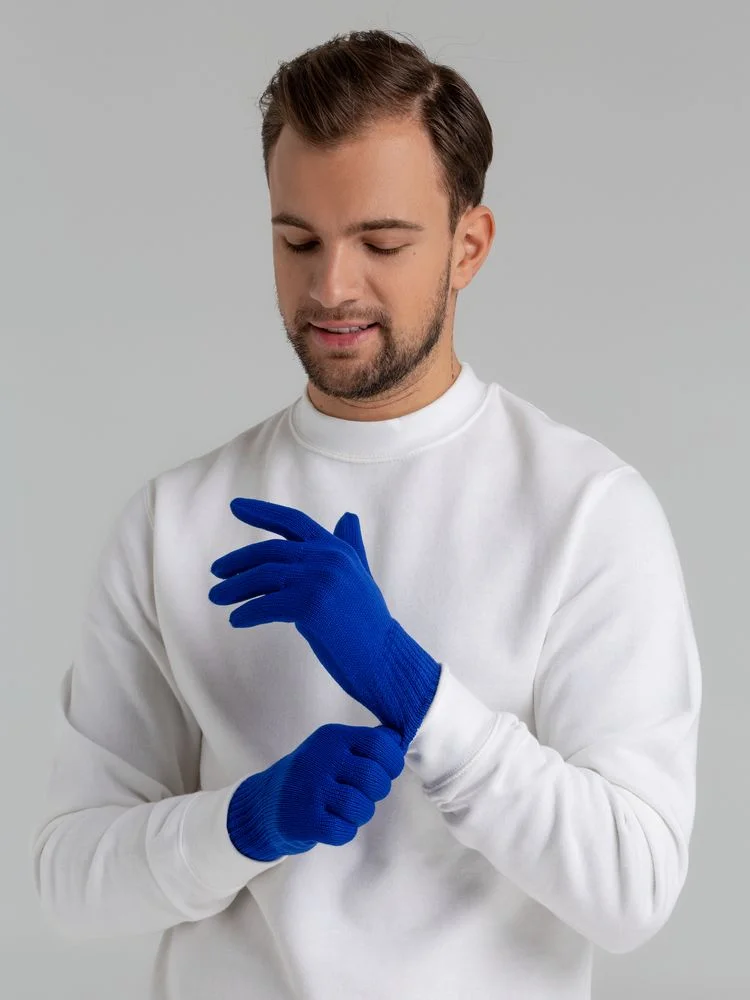 Перчатки Real Talk синие - фото 5