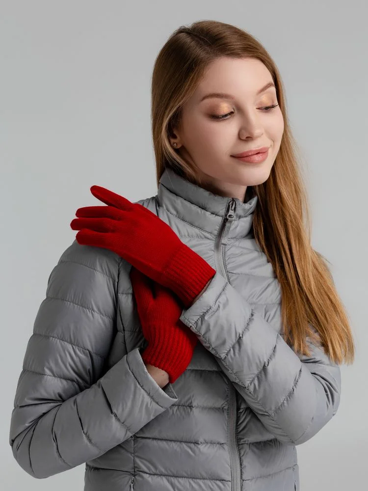 Перчатки Real Talk красные - фото 5