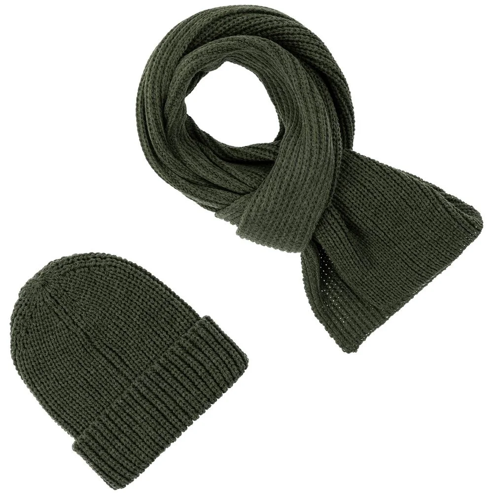 Шарф Nordkyn зеленый оливковый - фото 3