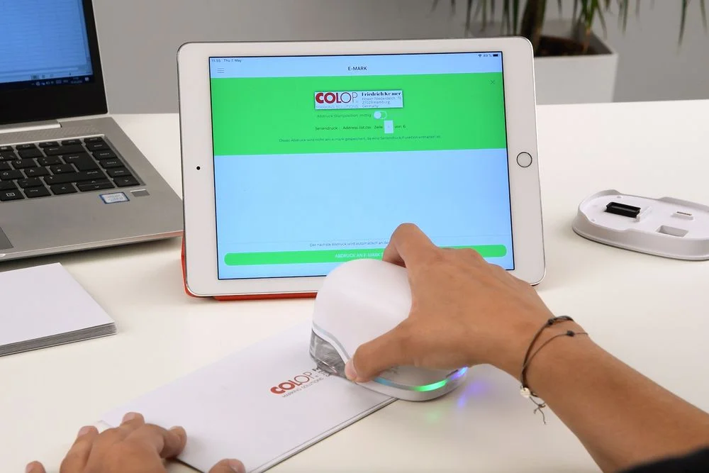 Мобильный принтер Colop E-mark, белый - фото 6