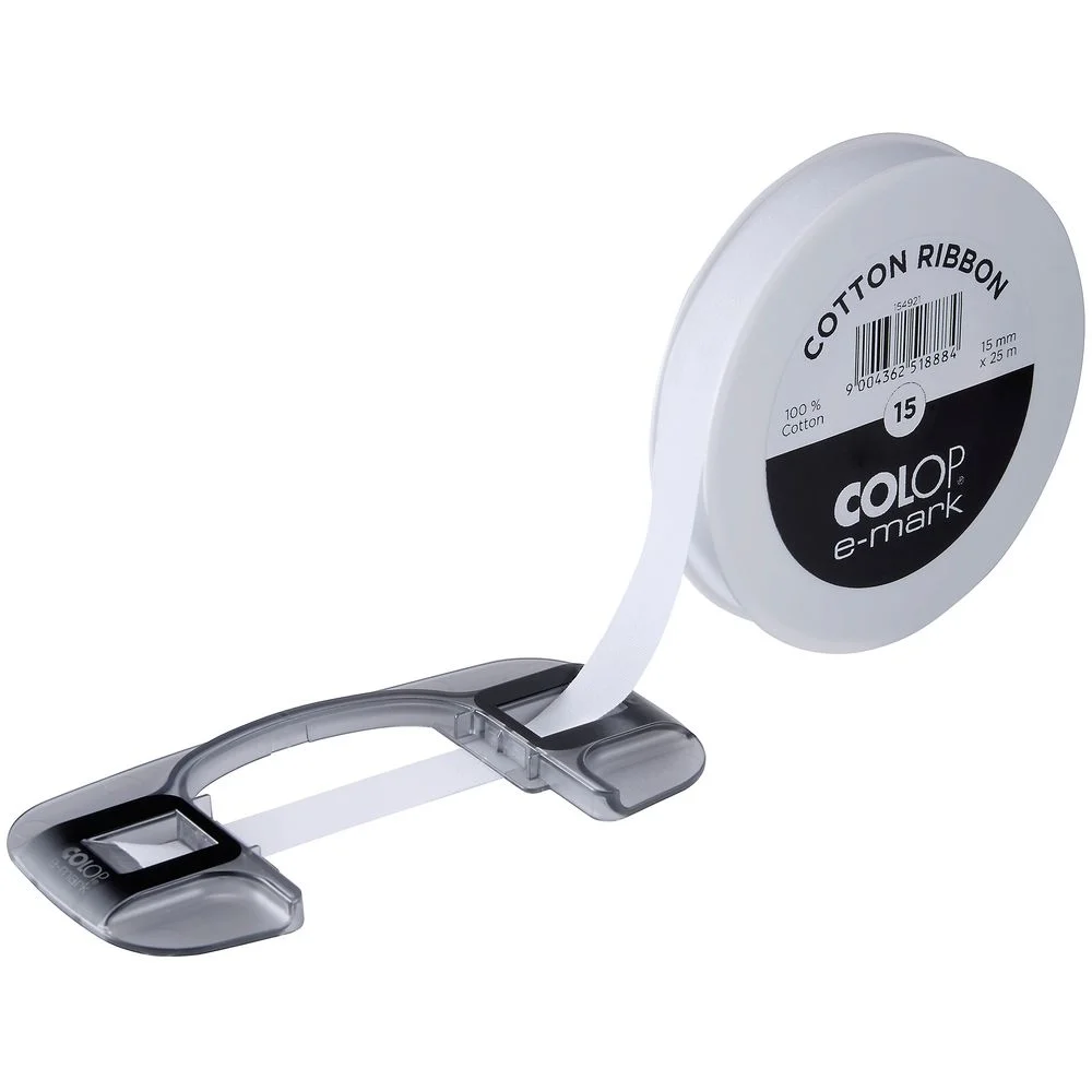 Лента Colop E-mark 15, белая - фото 2