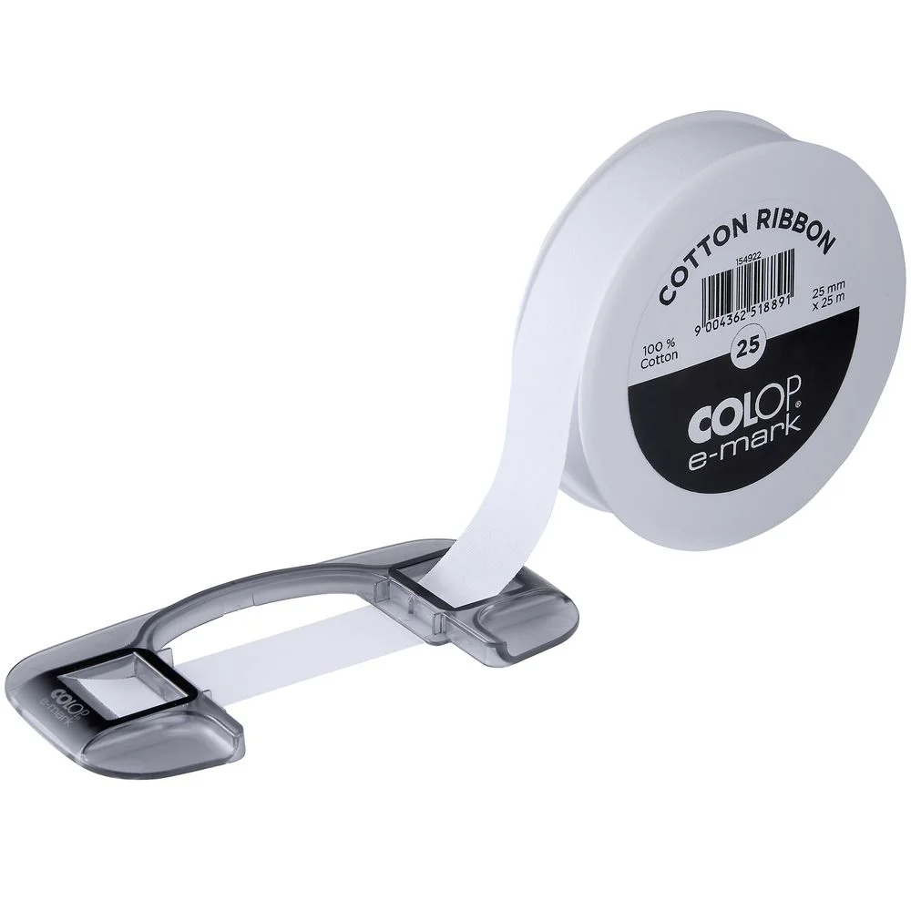 Лента Colop E-mark 25, белая - фото 2