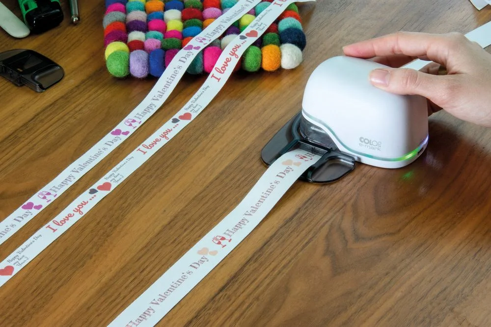 Лента Colop E-mark 25, белая - фото 4