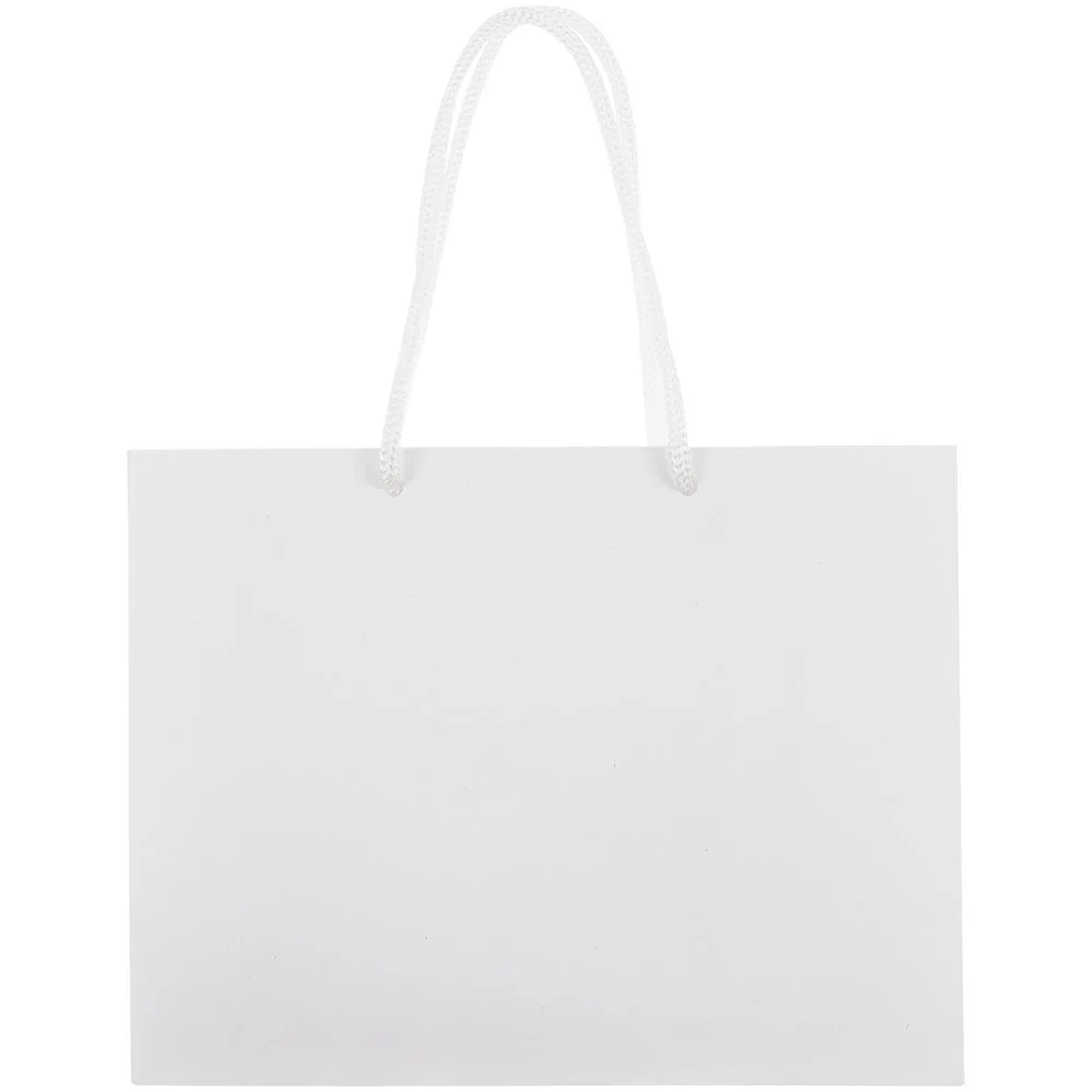 Пакет бумажный Крафт S белый - фото 3