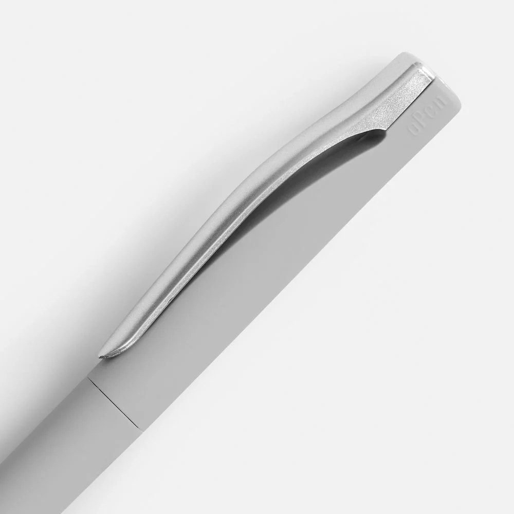Ручка шариковая Pin Soft Touch серая - фото 3