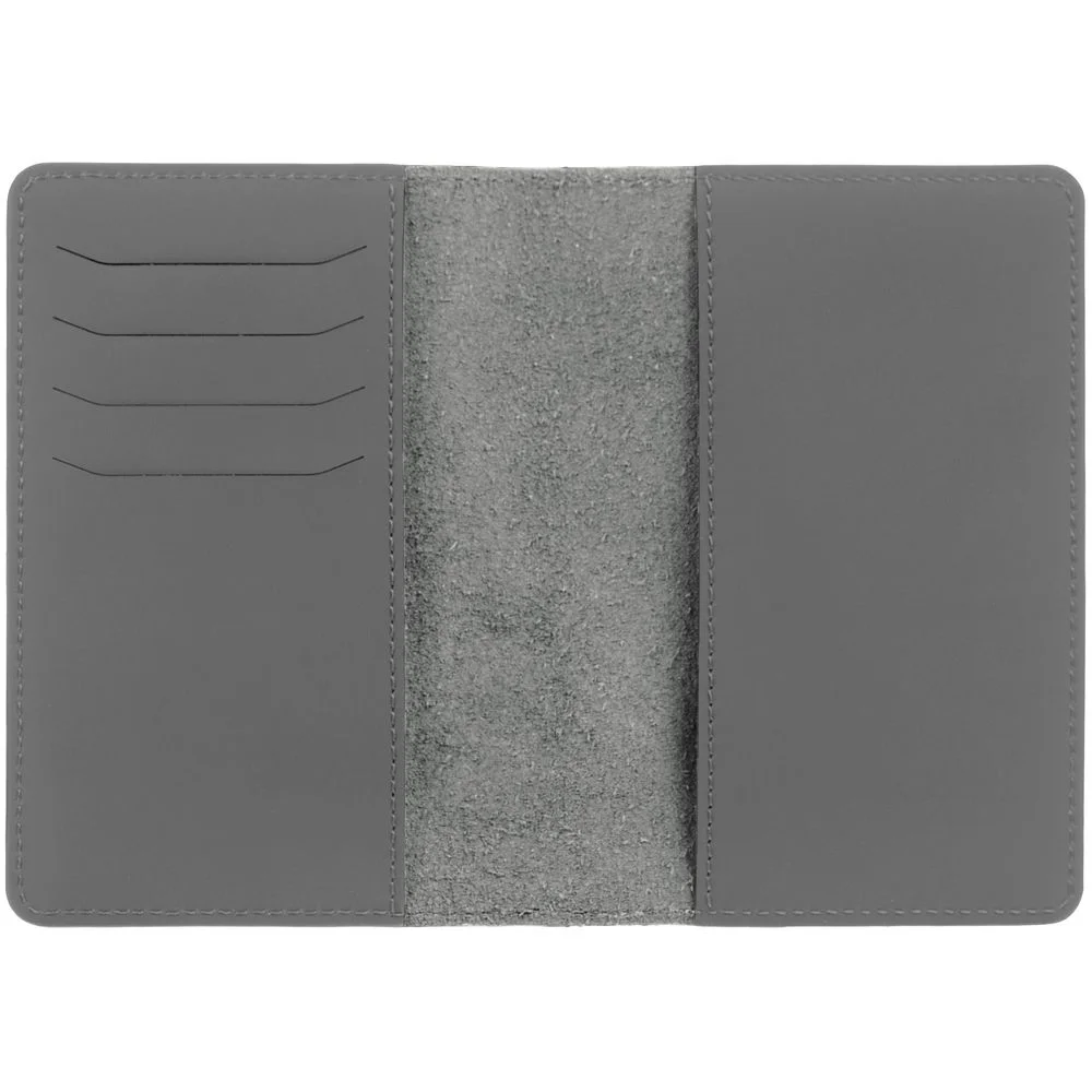 Обложка для паспорта Alaska серая - фото 3