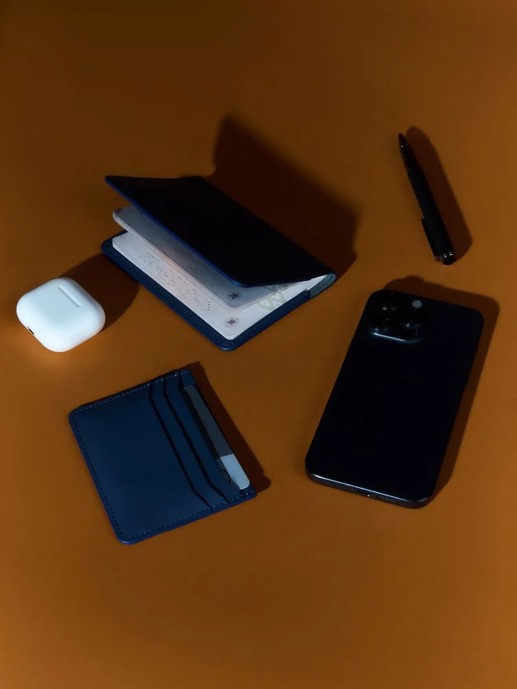 Обложка для паспорта Alaska синяя - фото 5