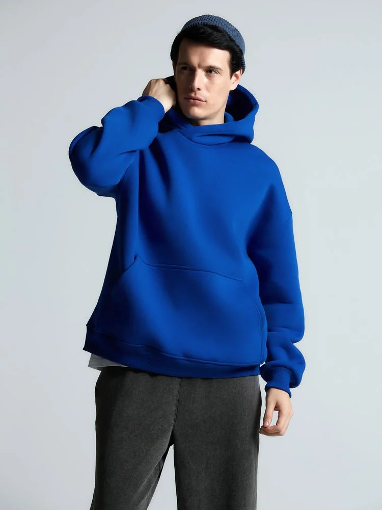 Худи Kulonga Oversize ярко-синее - фото 10