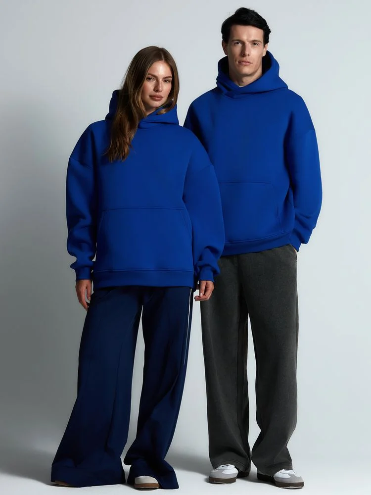 Худи Kulonga Oversize ярко-синее - фото 13