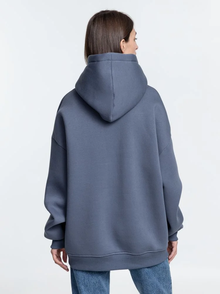 Худи Kulonga Oversize темно-серое - фото 11