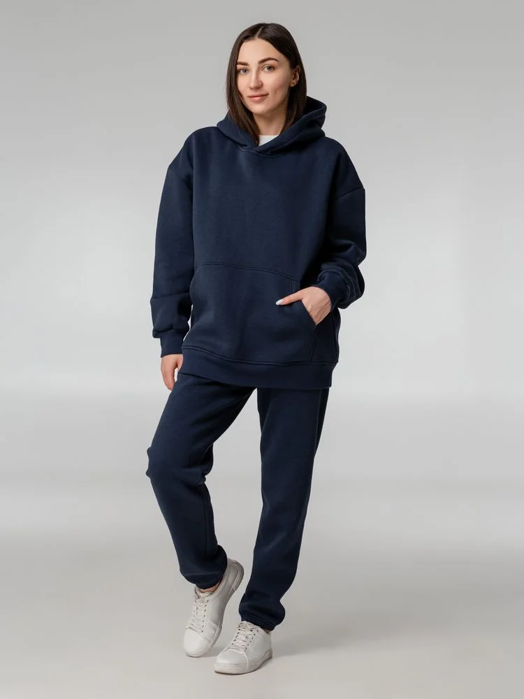 Худи Kulonga Oversize темно-синее - фото 8