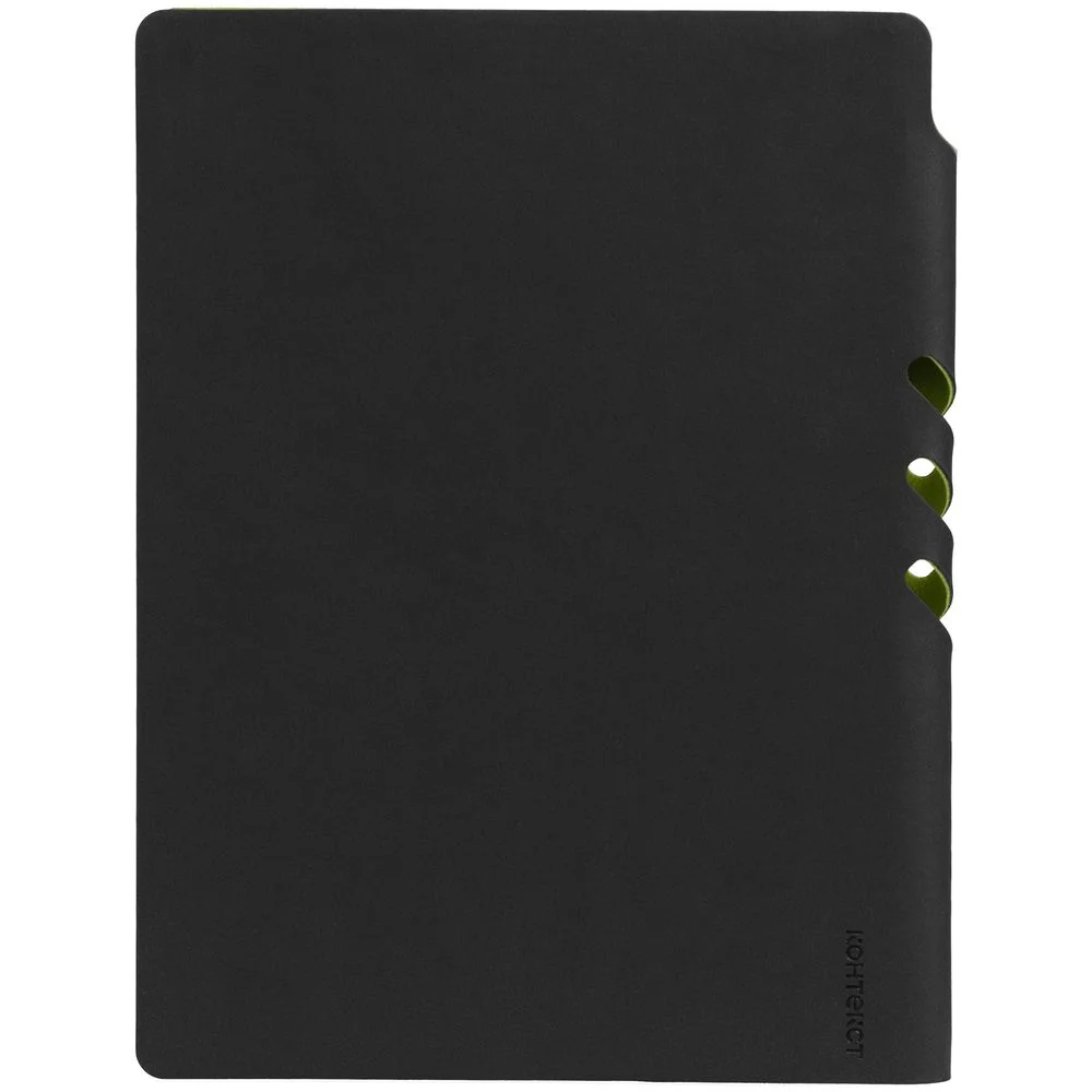 Ежедневник Flexpen Black недатированный черный с зеленым - фото 5