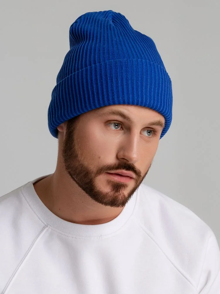 Шапка Franky, синяя (василек) - фото 4