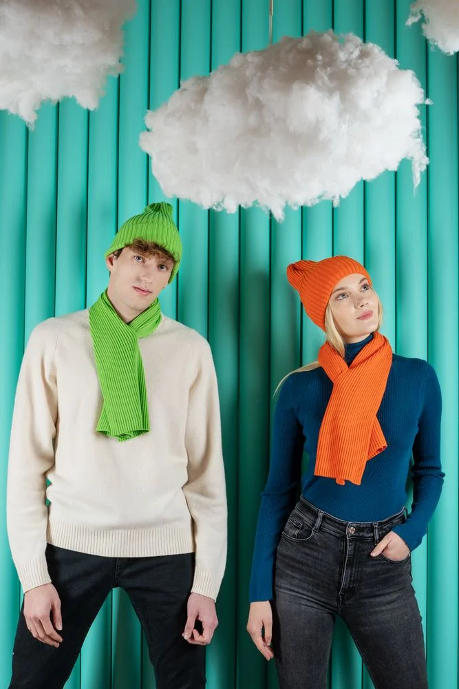 Шапка Yong, оранжевая (апельсин) - фото 5