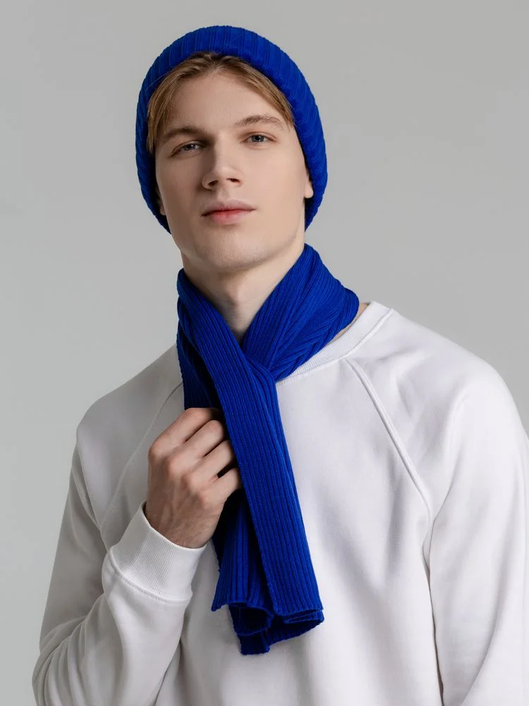 Шапка Yong, синяя - фото 4