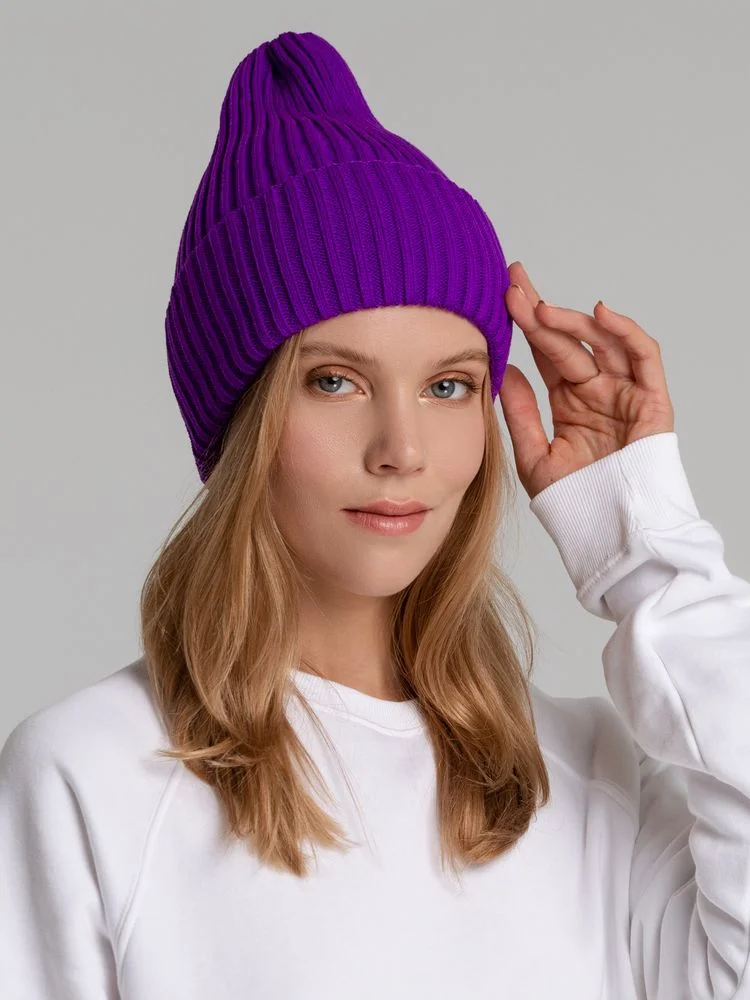 Шапка Yong, фиолетовая - фото 3