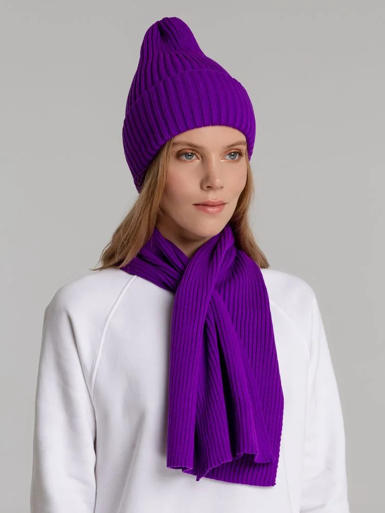 Шапка Yong, фиолетовая - фото 4