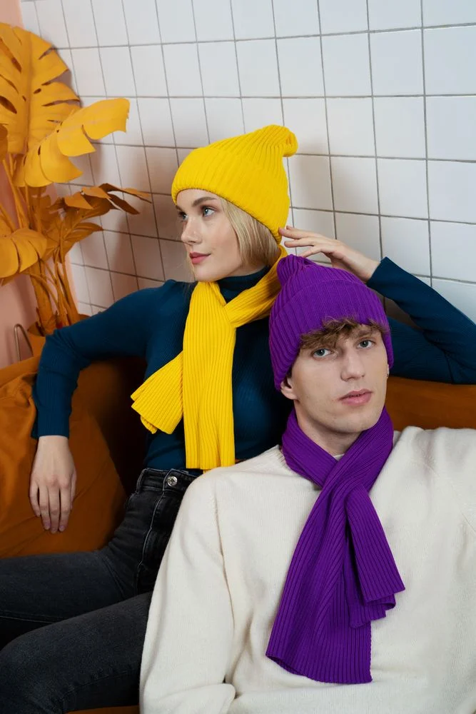 Шапка Yong, фиолетовая - фото 5