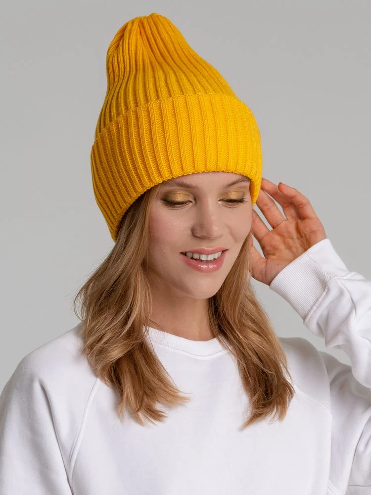 Шапка Yong, желтая - фото 3