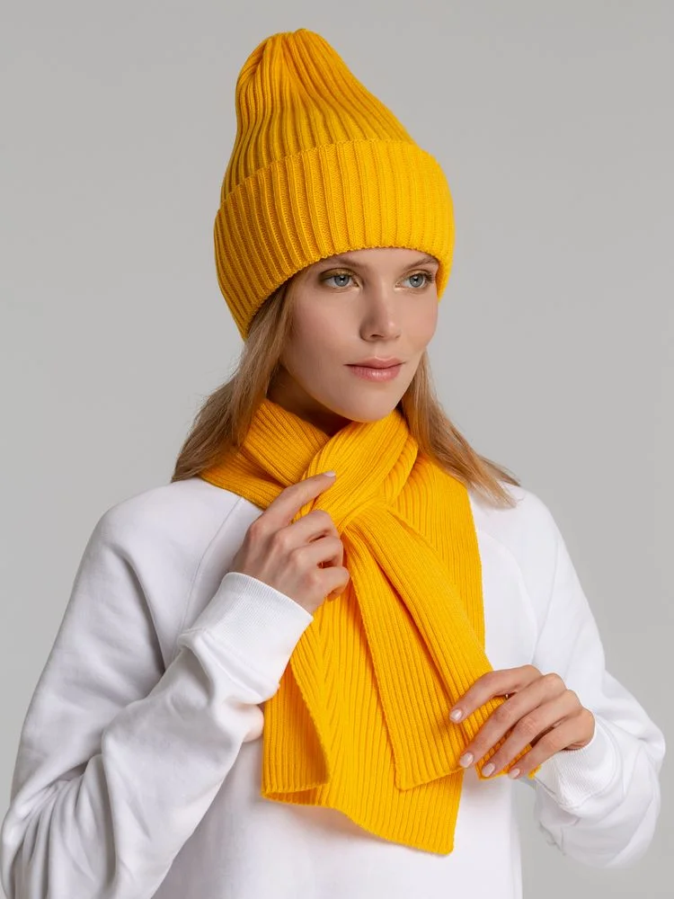 Шапка Yong, желтая - фото 4