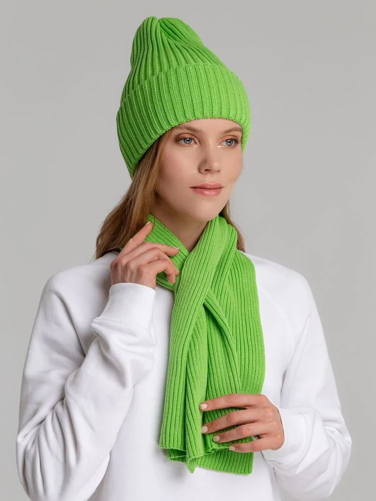 Шапка Yong, светло-зеленая (салатовая) - фото 4