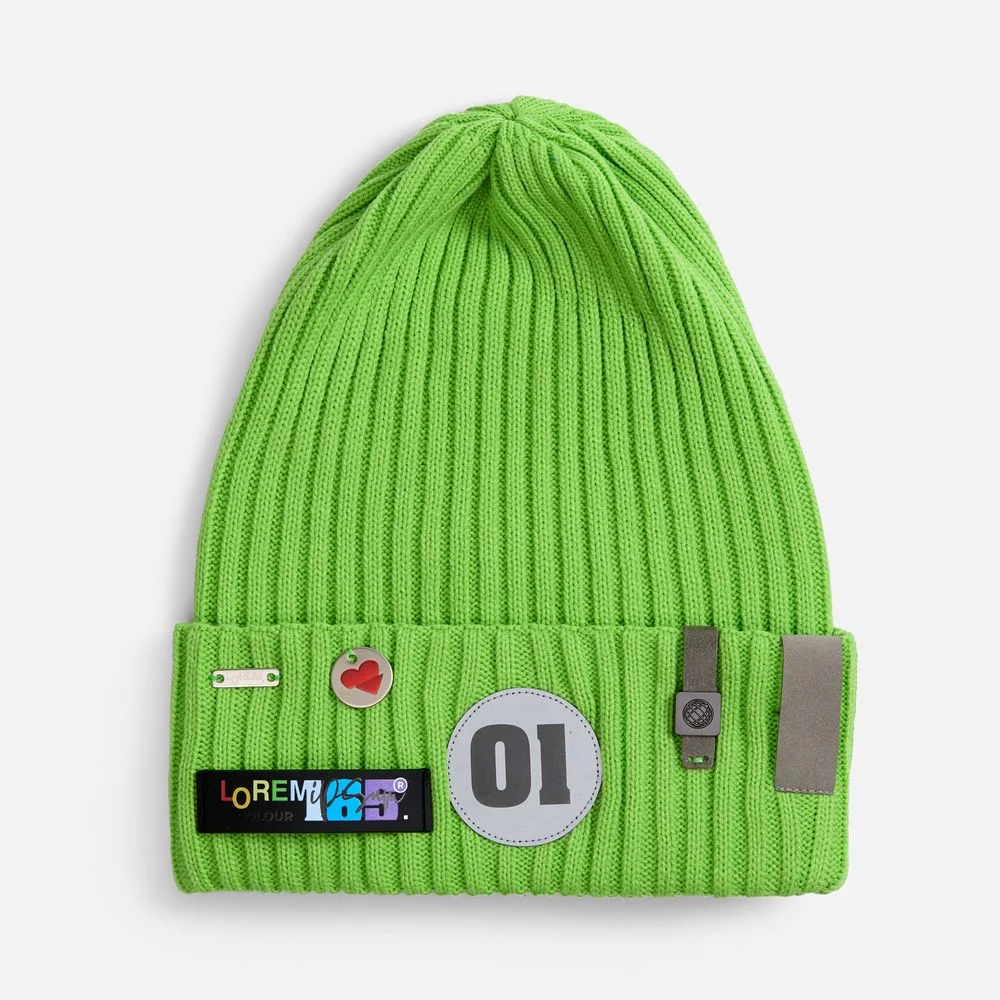 Шапка Yong, светло-зеленая (салатовая) - фото 6