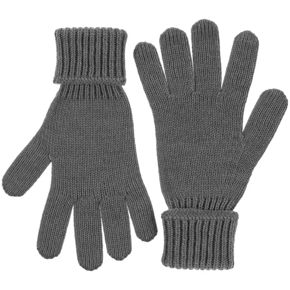 Перчатки Alpine, серый меланж - фото 2