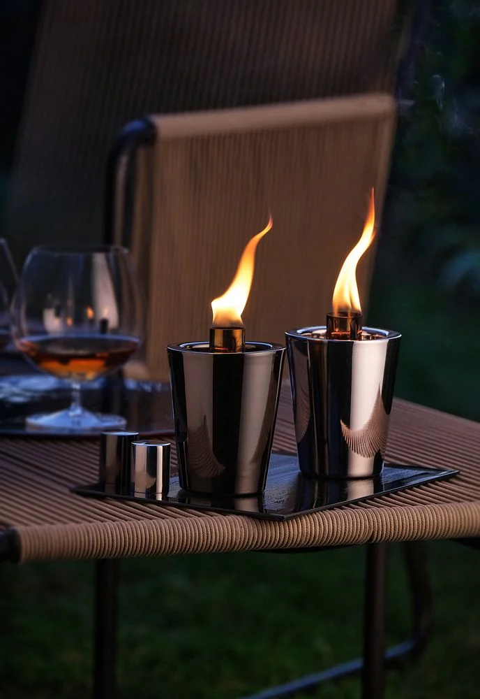 Масляная лампа Tarcia, серебристая - фото 4