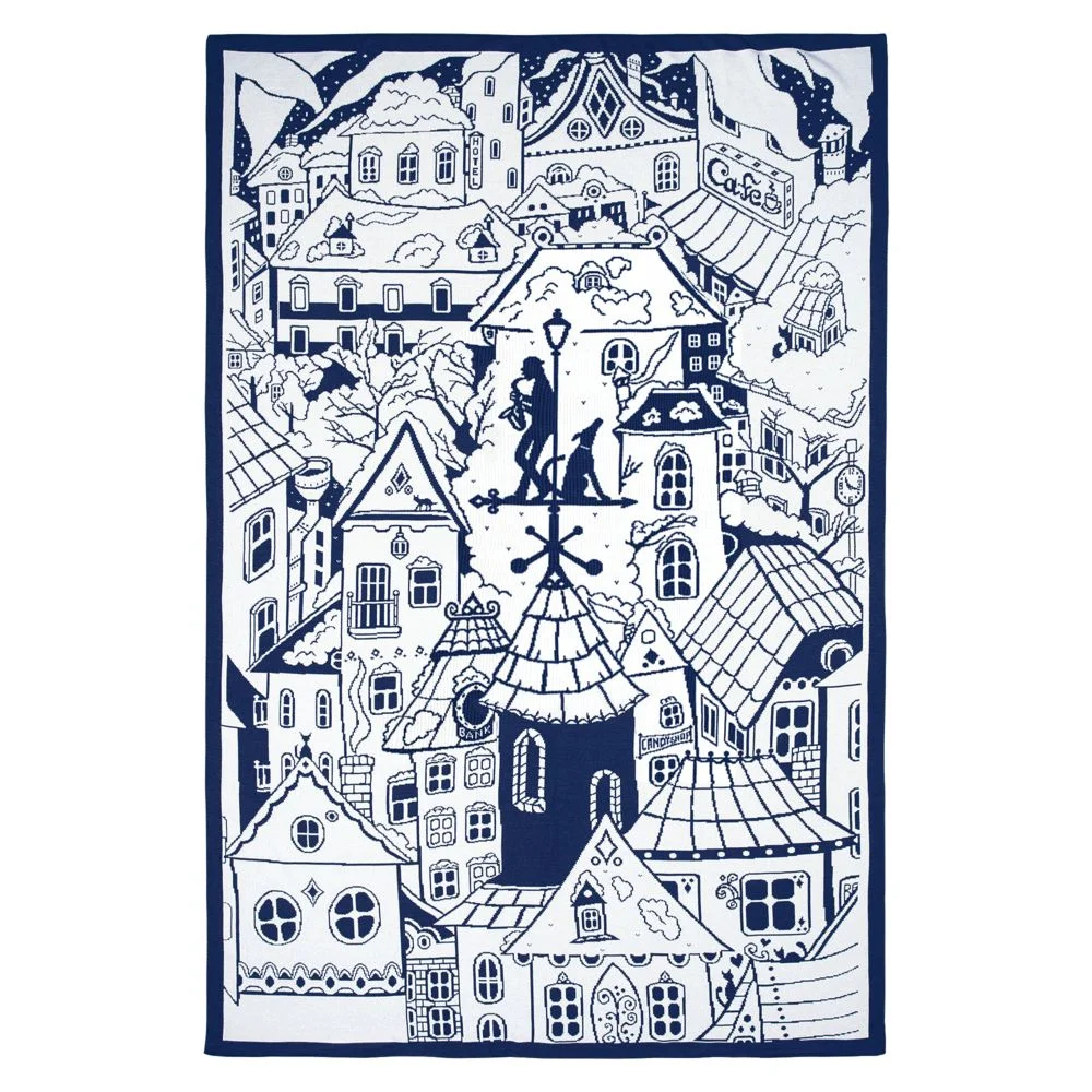 Плед на заказ Tricksy Net 2 цвета S полушерсть - фото 5