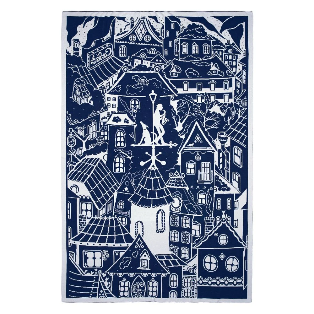 Плед на заказ Tricksy Net 2 цвета S полушерсть - фото 6