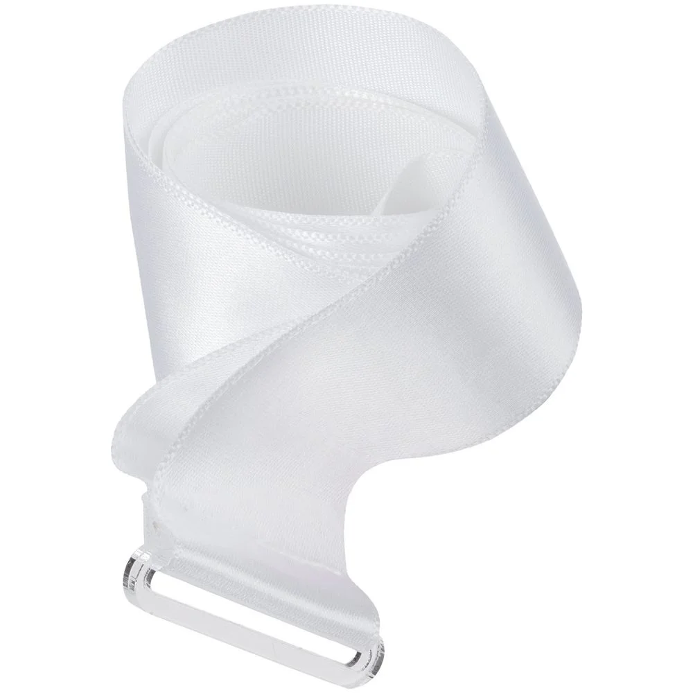 Лента для медали с пряжкой Ribbon, белая - фото 2