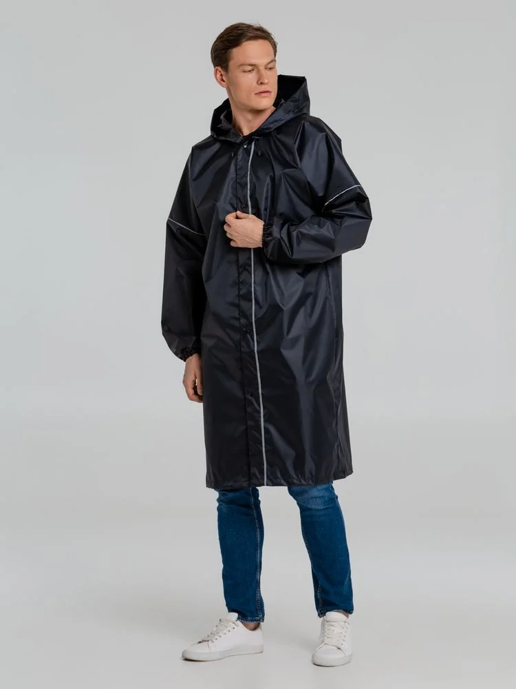 Дождевик со светоотражающими элементами Rainman Blink, темно-синий - фото 7