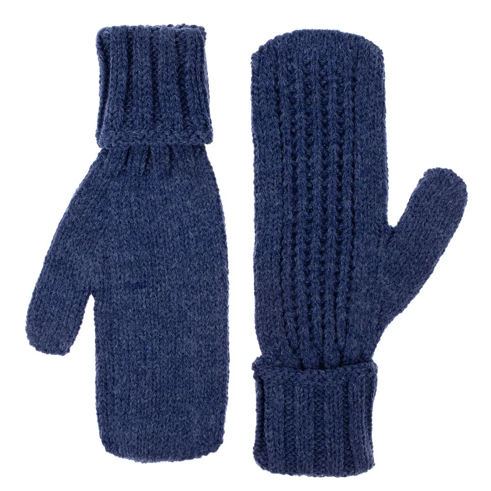 Варежки Nordkyn синий меланж - фото 2