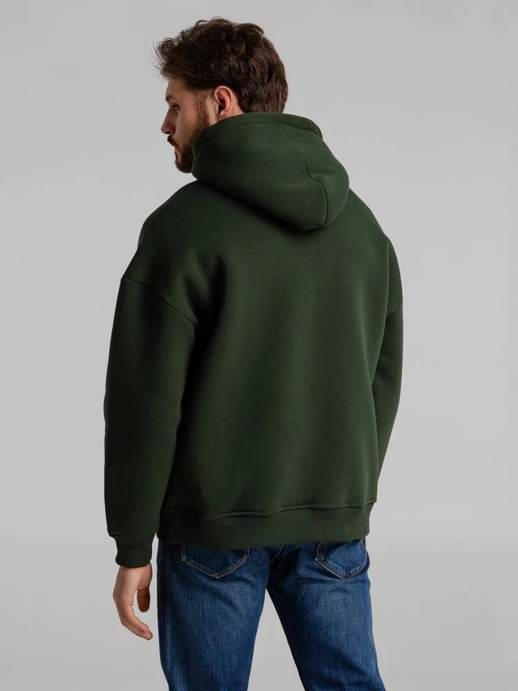 Худи Kulonga Oversize темно-зеленый хаки - фото 10