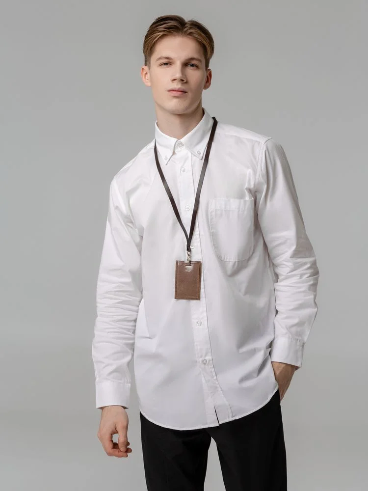 Лента для бейджа Leather Long - фото 4