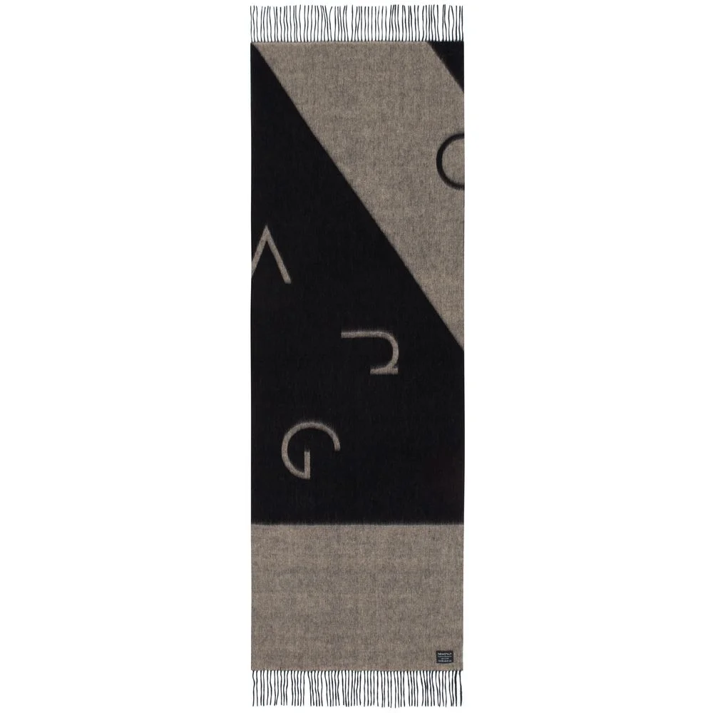 Палантин Charming, черный с бежевым - фото 10