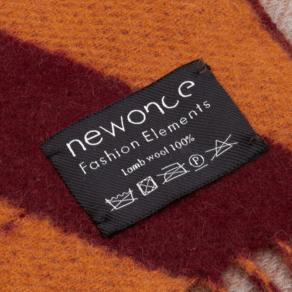 Палантин Charming коричневый с оранжевым - фото 11