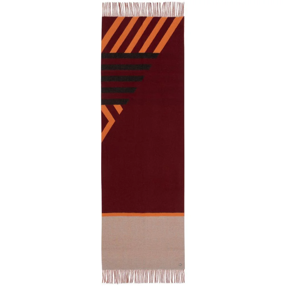 Палантин Charming коричневый с оранжевым - фото 12