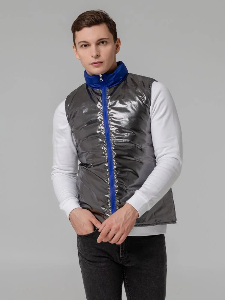 Жилет двусторонний Climb, ярко-синий (сапфир) - фото 14