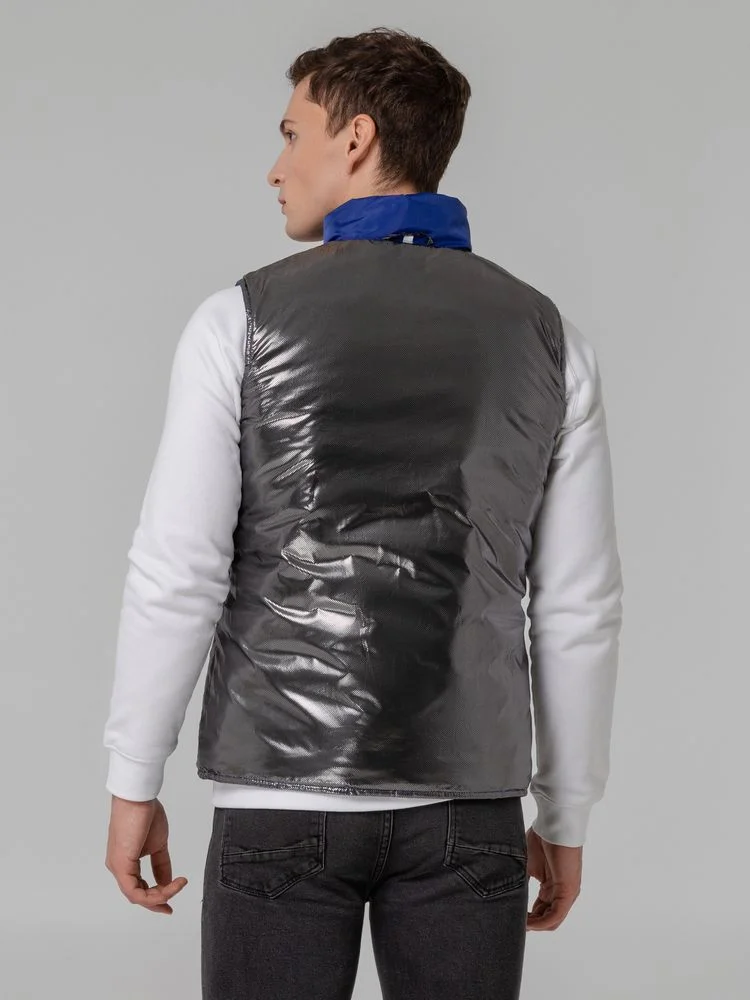 Жилет двусторонний Climb, ярко-синий (сапфир) - фото 15