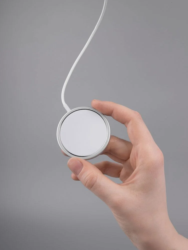 Беспроводное зарядное устройство с магнитами Magmate серебристое - фото 7