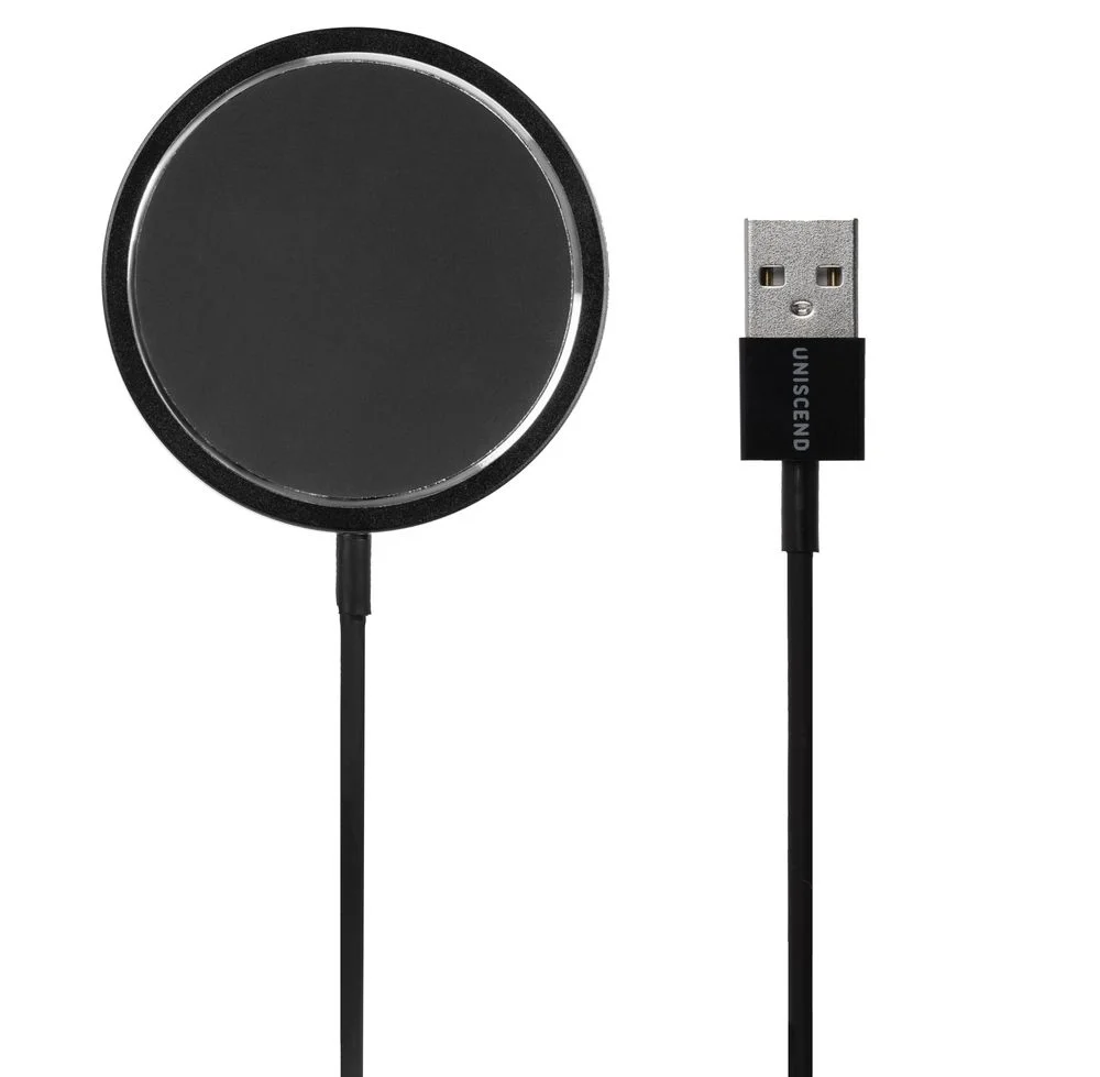 Беспроводное зарядное устройство с магнитами Magmate, черное - фото 2