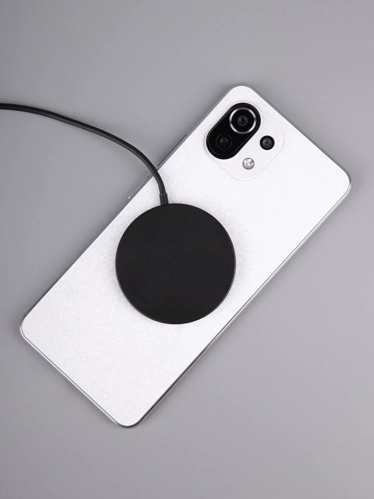 Беспроводное зарядное устройство с магнитами Magmate, черное - фото 6