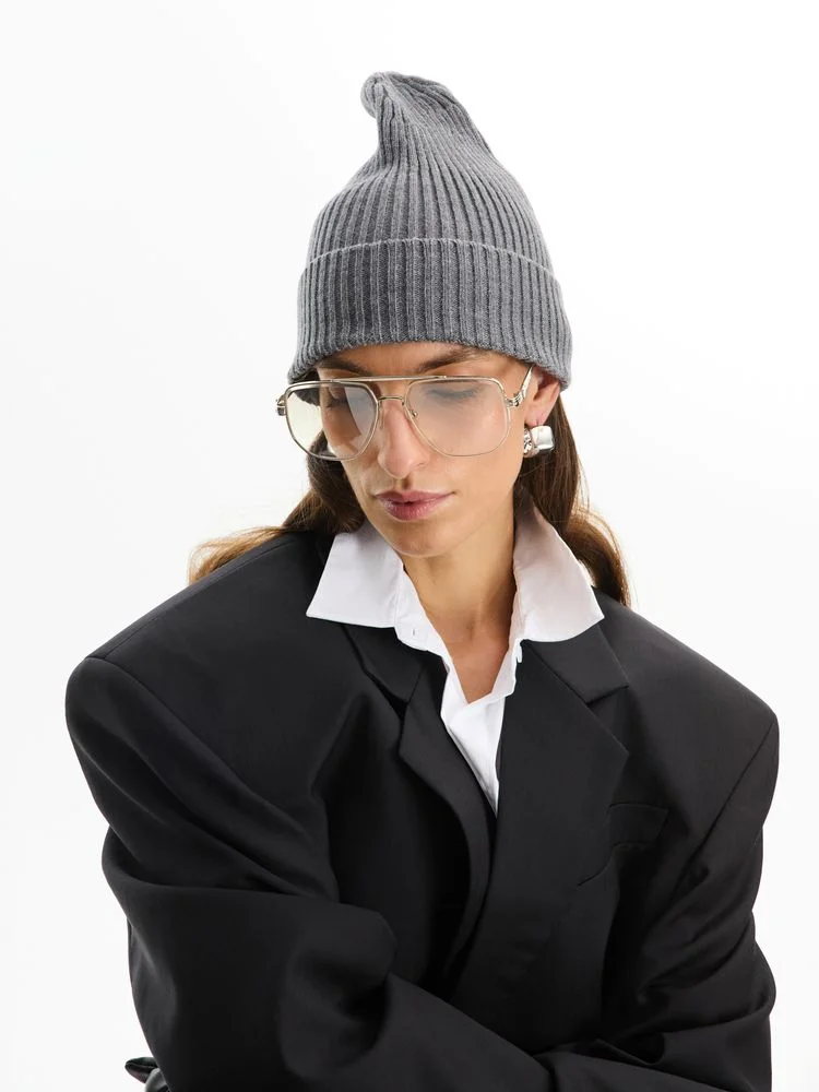 Шапка Bernard, серый меланж - фото 6