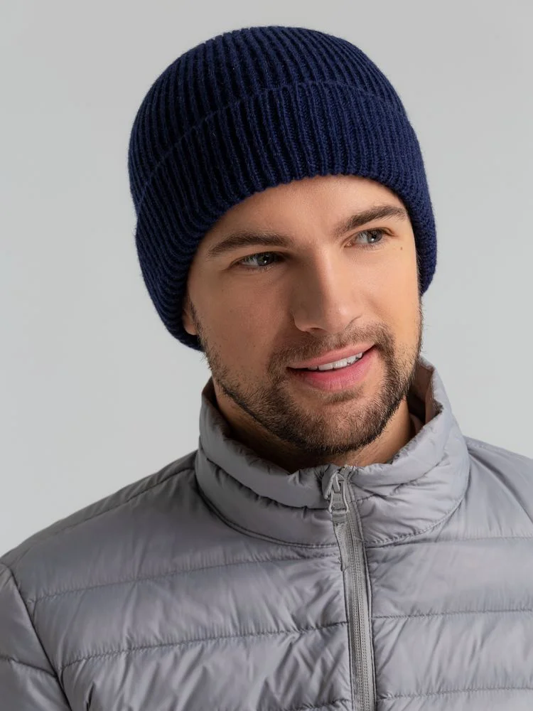 Шапка Bernard, темно-синяя - фото 5