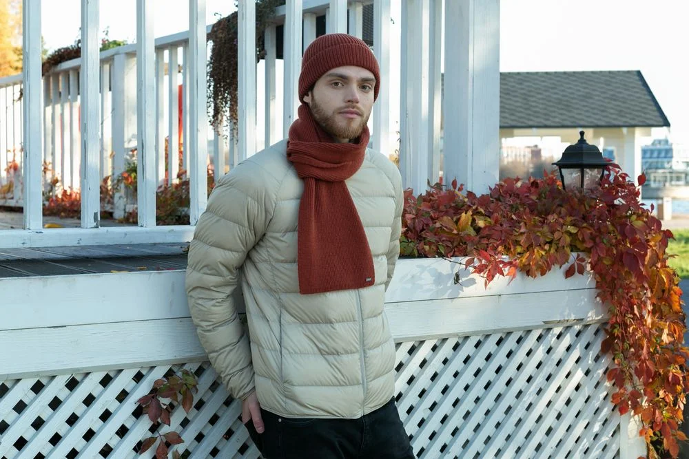 Шапка Bernard, коричневая (терракота) - фото 9